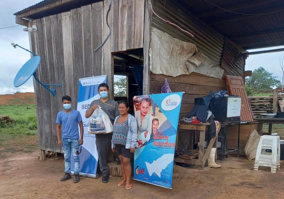 ENTREGAMOS PAQUETES DE SUBSIDIO UNIVERSAL  PRENATAL POR LA VIDA A LAS MADRES DEL MUNICIPIO DE BELLA FLOR DE PANDO