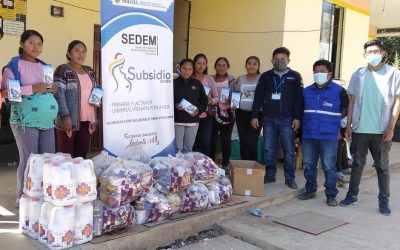 LLEGAMOS AL MUNICIPIO DE SANTIAGO TOCORONI-NOR YUNGAS DEL DEPARTAMENTO DE LA PAZ, PARA LA ENTREGA DEL SUBSIDIO UNIVERSAL PRENATAL POR LA VIDA.