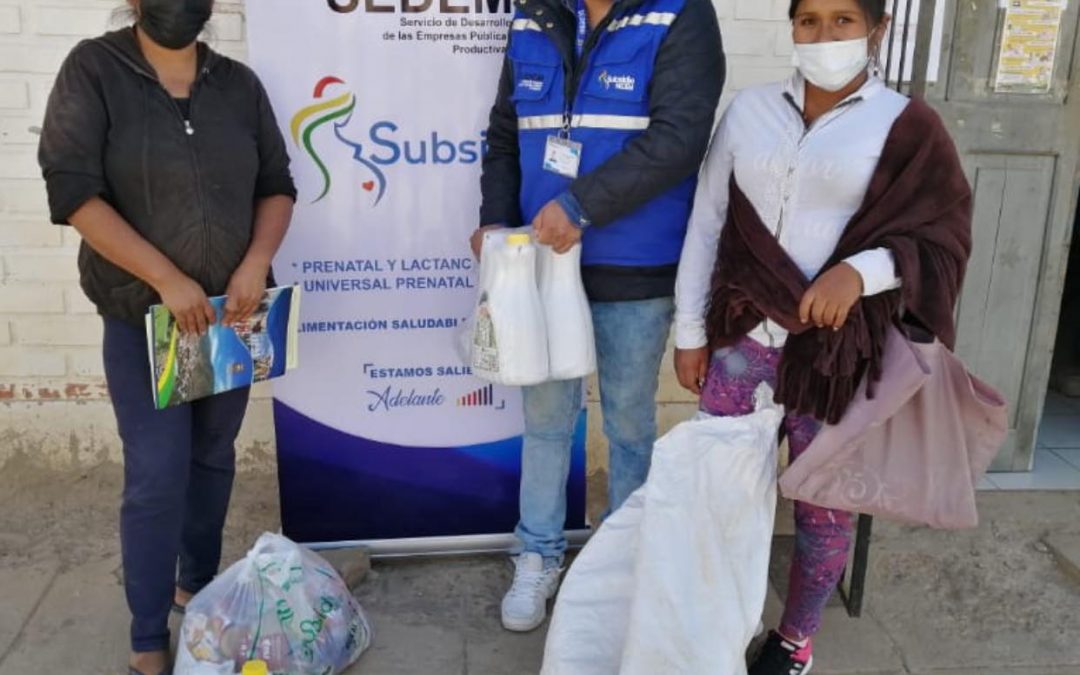 A TRAVÉS DE NUESTRA BRIGADA MÓVIL EN COORDINACIÓN CON EL BONO JUANA AZURDUY LLEGAMOS AL MUNICIPIO DE TOMINA DEL DEPARTAMENTO DE CHUQUISACA