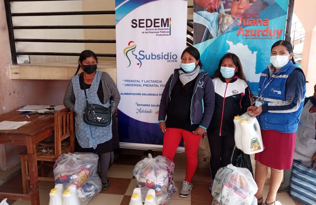 LLEGAMOS AL MUNICIPIO DE TARABUCO DEL DEPARTAMENTO DE CHUQUISACA PARA ENTREGAR EL SUBSIDIO UNIVERSAL PRENATAL POR LA VIDA
