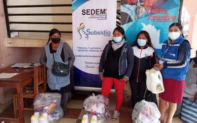 LLEGAMOS AL MUNICIPIO DE TARABUCO DEL DEPARTAMENTO DE CHUQUISACA PARA ENTREGAR EL SUBSIDIO UNIVERSAL PRENATAL POR LA VIDA