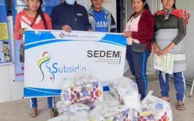 Agradecemos a las mamás beneficiarias del Subsidio Universal Prenatal por la Vida por la Vida de los municipios de Humanata y la Asunta La Paz, por ese recibimiento tan cálido.