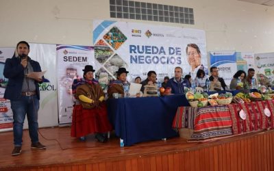 La tercera versión de la rueda de negocios instalada en el Mercado Campesino de la ciudad de El Alto, registró cifras impresionantes, demostrado ser un impulso a la agricultura familiar en el departamento de La Paz